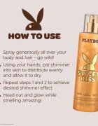 Playboy Sweet Kiss pršilo za telo z bleščicami za ženske 250 ml