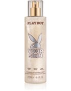 Playboy Your Skin pršilo za telo z bleščicami za ženske 250 ml