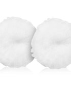 PMD Beauty Silverscrub Loofah Replacements nadomestne glave za čistilno krtačko Teal 2 kos