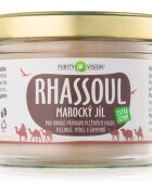 Purity Vision Rhassoul Maroška glina za pripravo mask za obraz pilingov mil in šamponov 200 g