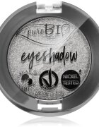 puroBIO Cosmetics Compact Eyeshadows senčila za oči odtenek 23 Silver 25 g