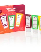 Q+A Travel Trio darilni set za telo