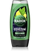 Radox Men Feel Strong gel za prhanje za obraz telo in lase 225 ml