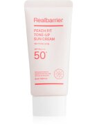 Real Barrier Peach Fit Tone-Up Sun Cream zaščitna tonirana krema za obraz SPF 50+ 50 ml