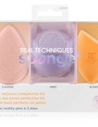 Real Techniques Sponge+ Glow Radiance set aplikatorjev za odličen videz