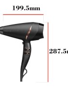 Remington Supercare Pro 2200 AC 7200 zelo močan ionizirajoči sušilnik za lase 1 kos