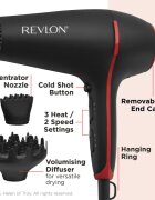 Revlon Beauty SmoothstayTM Coconut oil-infused Hair dryer sušilnik za lase 1 kos