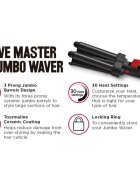 Revlon Beauty Wave Master Jumbo kodralnik za trojne kodre 1 kos