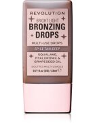 Revolution Bright Light Bronzing Drops tekoči bronzer odtenek Deep Bronze Spice 23 ml