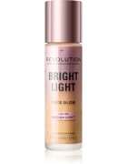 Revolution Bright Light Face Glow posvetlitveni tonirani fluid odtenek Lustre Medium Light 23 ml