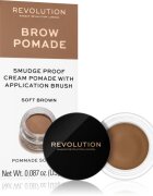 Revolution Brow Pomade pomada za obrvi odtenek Soft Brown 2.5 g