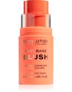 Revolution Fast Base toniran balzam za ustnice in lica odtenek Peach 14 g
