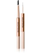 Revolution Fluffy Brow Filter Duo obojestranski svinčnik za obrvi za fiksacijo in obliko odtenek Ash Brown 0.12 g