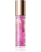 Revolution Glass Kiss bleščeče olje za ustnice odtenek Enchanted Purple 5.5 ml