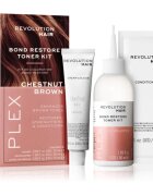 Revolution Haircare Plex Bond Restore Kit set za intenzivnost barve las odtenek Chestnut Brown 1 kos