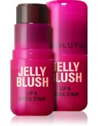Revolution Jelly Blush rdečilo v paličici za ustnice in lica odtenek Cherry Red 5.5 g