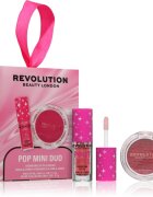 Revolution Pop Mini Duo Hydrating Lip Oil & Blush darilni set za ženske 1 kos
