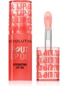 Revolution Pout Lip olje za ustnice z vlažilnim učinkom odtenek Peach 3 ml
