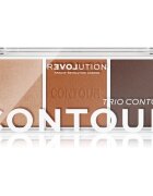 Revolution Relove Colour Play Contour Trio Palette paleta za konture obraza odtenek Bronze Sugar 6 g