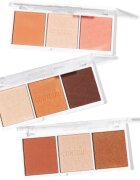 Revolution Relove Colour Play Contour Trio Palette paleta za konture obraza odtenek Bronze Sugar 6 g