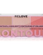 Revolution Relove Colour Play Contour Trio Palette paleta za konture obraza odtenek Sugar 6 g