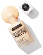 Revolution Relove Super Matte Foundation dolgoobstojni matirajoči tekoči puder odtenek F6 24 ml