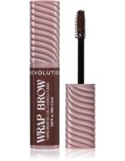 Revolution Wrap Brow Tubing Brow Gel fiksacijski gel za obrvi odtenek Dark Brown 2.3 ml