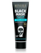 Revuele Black Mask Peel Off Hyaluron čistilna luščilna maska z aktivnim ogljem 80 ml