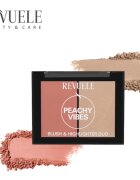 Revuele Blush & Highlighter Duo rdečilo z osvetljevalcem odtenek Peachy Vibes 8 g