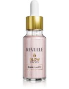 Revuele Glow Drops Rose Quartz serum za osvetljevanje za telo in obraz 20 ml
