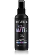 Revuele Makeup Setting Spray Fix And Matte matirajoče pršilo za utrjevanje make-upa 120 ml