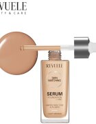 Revuele Serum Foundation [+HA] vlažilni tekoči puder za poenotenje tona kože odtenek Light-Medium 30 ml