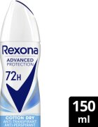 Rexona Advanced Protection Cotton Dry antiperspirant pršilo 150 ml