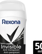 Rexona Invisible Black and White trdi antiperspirant proti belim in rumenim madežem 50 ml