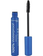 Rimmel 100 % Waterproof vodoodporna maskara odtenek 001 Black Black 8 ml