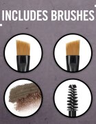 Rimmel Brow This Way paleta za ličenje obrvi odtenek 002 Medium Brown 13 g