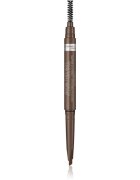 Rimmel Brow This Way svinčnik za obrvi s krtačko 2v1 odtenek 002 Medium Brown 0.25 g