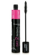 Rimmel Glam´ Eyes Day 2 Night maskara za zgostitev in podaljšanje trepalnic 2 v 1 odtenek 001 Black 9.5 ml