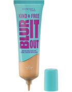 Rimmel Kind & Free Blur It Out lahki vlažilni tekoči puder SPF 20 odtenek 350 Golden Honey 30 ml