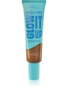 Rimmel Kind & Free Glow It Up lahki vlažilni tekoči puder odtenek 601 Soft Chocolate 30 ml