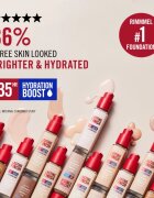 Rimmel Lasting Finish 35H Hydration Boost vlažilni tekoči puder SPF 20 odtenek 400 Natural Beige 30 ml