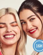 Rimmel Lasting Mega Matte lahka tekoča mat šminka 16 ur odtenek Scarlet Flames 74 ml
