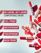 Rimmel Lasting Mega Matte lahka tekoča mat šminka 16 ur odtenek Scarlet Flames 74 ml