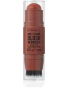 Rimmel Multi-Tasker Blush'N'brush rdečilo v paličici s čopičem odtenek 350 Roasted Peach 8 g