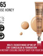 Rimmel Multi-Tasker Wake Me Up puder in korektor za osvetlitev kože odtenek 65 Rose Honey 20 ml
