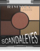 Rimmel ScandalEyes paleta senčil za oči odtenek 002 Brixton Brown 3.8 g