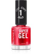 Rimmel Super Gel gel lak za nohte brez uporabe UV/LED lučke odtenek 016 Cerise Pop 12 ml
