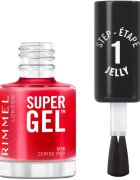 Rimmel Super Gel gel lak za nohte brez uporabe UV/LED lučke odtenek 016 Cerise Pop 12 ml