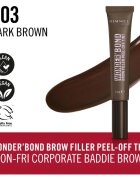 Rimmel Wonder'Bond gel za obrvi odtenek 003 Dark Brown 7.7 ml