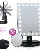 RIO 24 LED Mirror kozmetično ogledalce z LED-osvetlitvijo 1 kos
